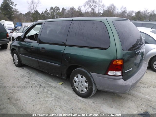 2FMDA50402BA76040 - 2002 FORD WINDSTAR LX GREEN photo 3