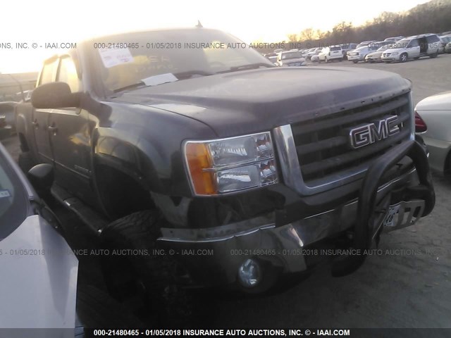 3GTEK13M37G520882 - 2007 GMC NEW SIERRA K1500 BLACK photo 1