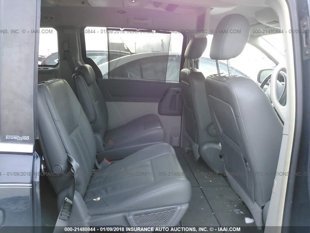 2A8HR54P88R803436 - 2008 CHRYSLER TOWN & COUNTRY TOURING BLUE photo 8