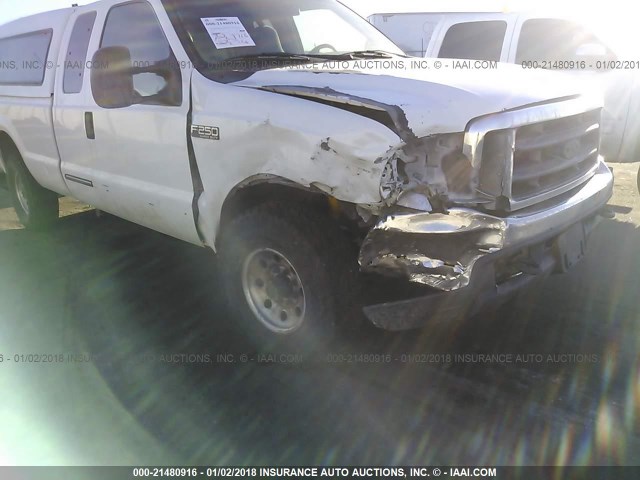 1FTNX21SXYEE55871 - 2000 FORD F250 SUPER DUTY WHITE photo 6