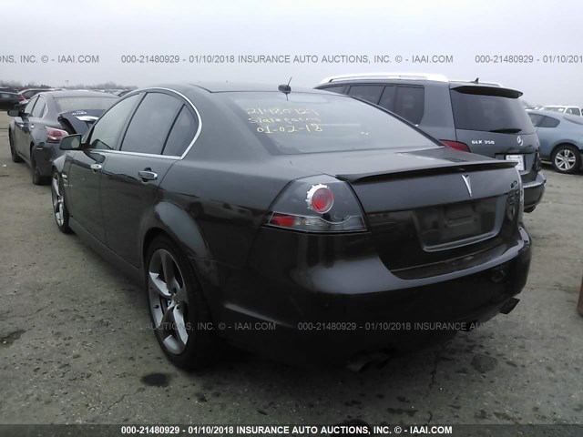 6G2EC57YX8L127443 - 2008 PONTIAC G8 GT GRAY photo 3