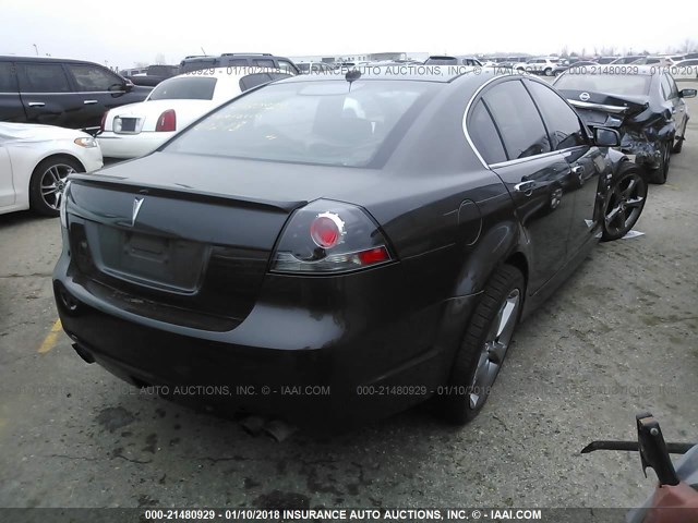 6G2EC57YX8L127443 - 2008 PONTIAC G8 GT GRAY photo 4