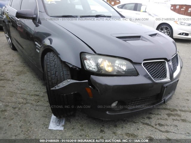 6G2EC57YX8L127443 - 2008 PONTIAC G8 GT GRAY photo 6