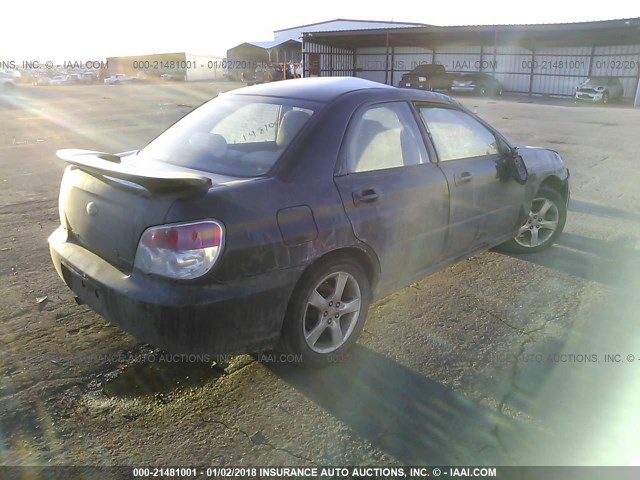 JF1GD61657H500729 - 2007 SUBARU IMPREZA 2.5I BLACK photo 4