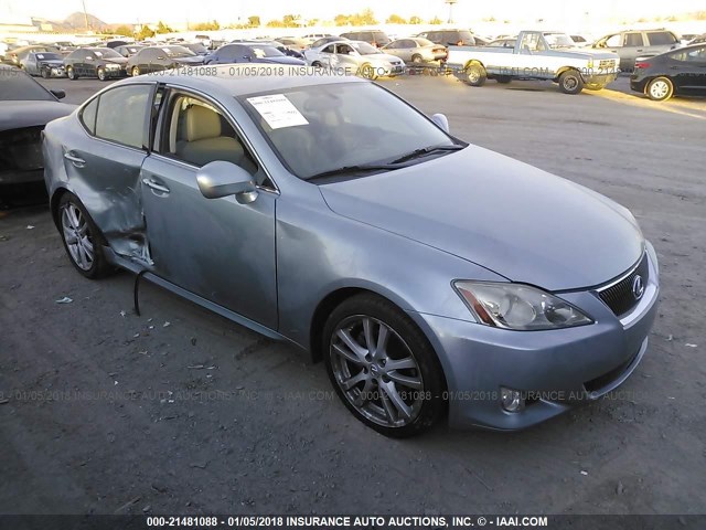 JTHBK262065023652 - 2006 LEXUS IS 250 Light Blue photo 1