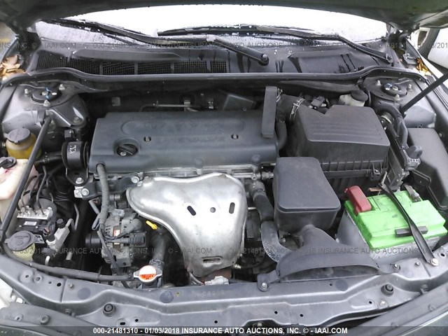 4T1BE46K08U241888 - 2008 TOYOTA CAMRY CE/LE/XLE/SE GRAY photo 10