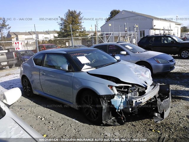 JTKJF5C78E3067808 - 2014 TOYOTA SCION TC 银色 照片 1