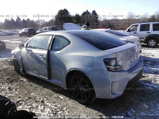 JTKJF5C78E3067808 - 2014 TOYOTA SCION TC 银色 照片 3