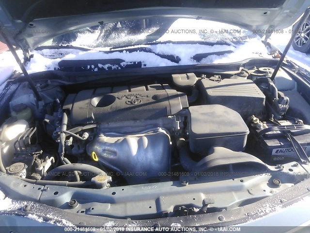 4T1BF3EK6BU736323 - 2011 TOYOTA CAMRY SE/LE/XLE GREEN photo 10