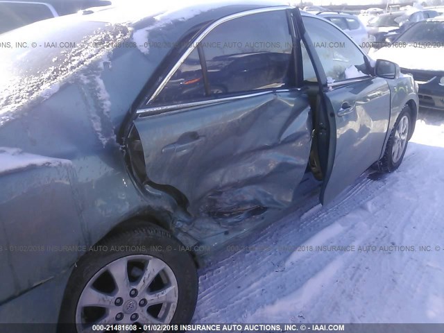 4T1BF3EK6BU736323 - 2011 TOYOTA CAMRY SE/LE/XLE GREEN photo 6