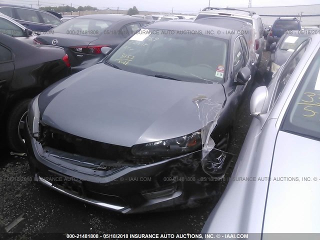 1HGCR2F56FA125249 - 2015 HONDA ACCORD SPORT GRAY photo 2