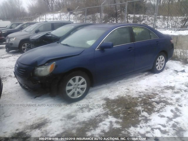 4T4BE46K19R088414 - 2009 TOYOTA CAMRY SE/LE/XLE BLUE photo 2
