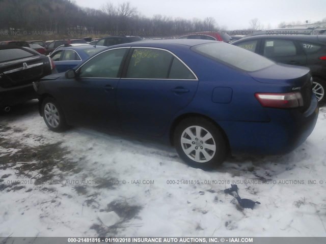 4T4BE46K19R088414 - 2009 TOYOTA CAMRY SE/LE/XLE BLUE photo 3