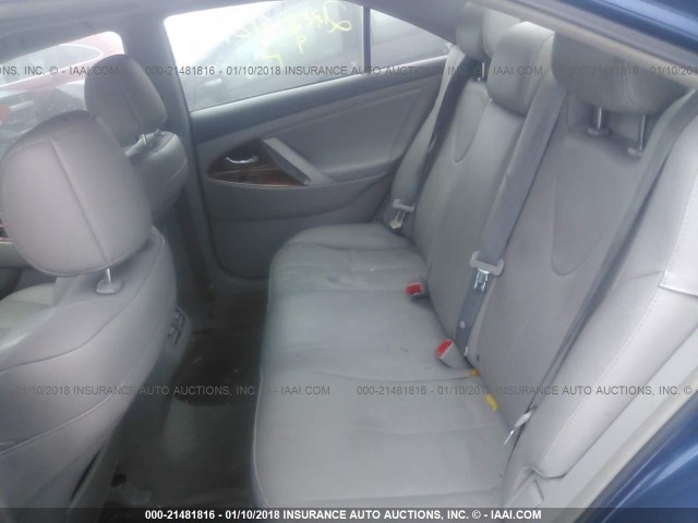 4T4BE46K19R088414 - 2009 TOYOTA CAMRY SE/LE/XLE BLUE photo 8