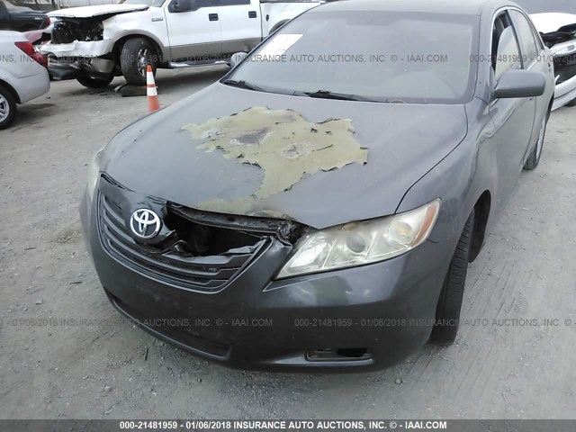 4T1BE46K27U643474 - 2007 TOYOTA CAMRY NEW GENERAT CE/LE/XLE/SE GRAY photo 6