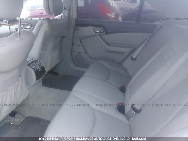 WDBNG75J71A213775 - 2001 MERCEDES-BENZ S 500 SILVER photo 8
