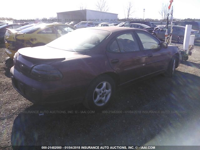 1G2WK52J72F146455 - 2002 PONTIAC GRAND PRIX SE ბურგუნდია ფოტო 4