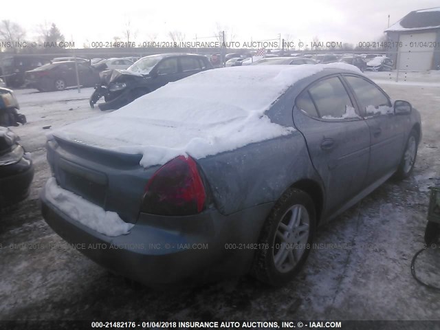 2G2WR554771138985 - 2007 PONTIAC GRAND PRIX GT BLUE photo 4