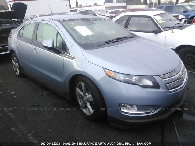 1G1RF6E49DU103882 - 2013 CHEVROLET VOLT Light Blue photo 1