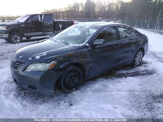 4T4BE46K29R091113 - 2009 TOYOTA CAMRY SE/LE/XLE GRAY photo 2