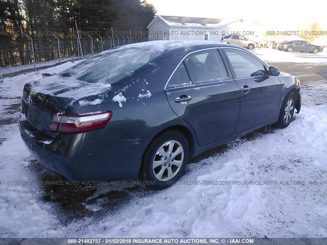 4T4BE46K29R091113 - 2009 TOYOTA CAMRY SE/LE/XLE ნაცრისფერი ფოტო 4