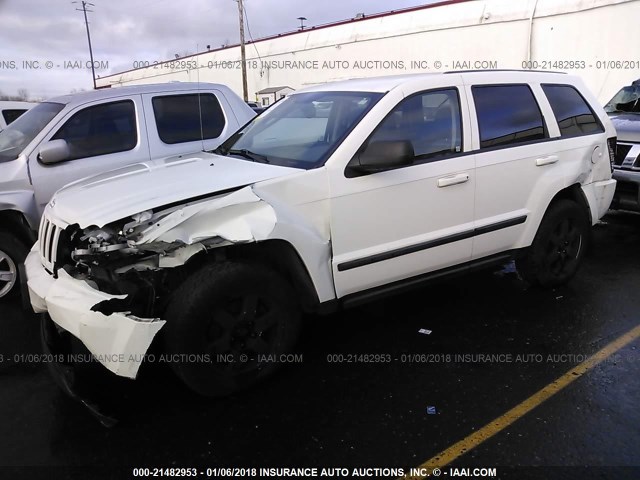 1J8GR48K08C222218 - 2008 JEEP GRAND CHEROKEE LAREDO WHITE photo 6