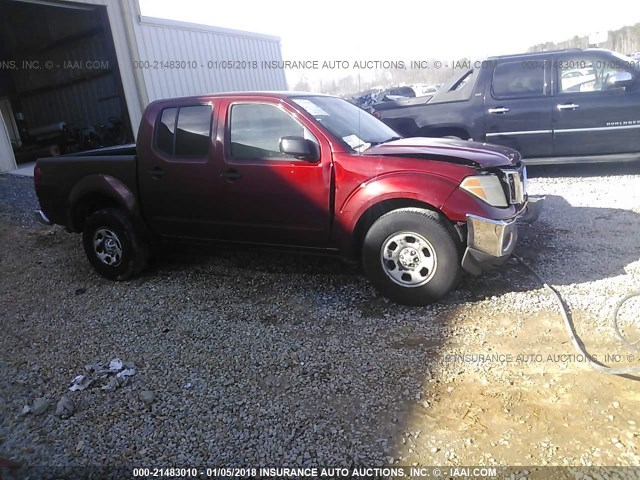 1N6AD07U98C442977 - 2008 NISSAN FRONTIER CREW CAB LE/SE/OFF ROAD RED photo 1