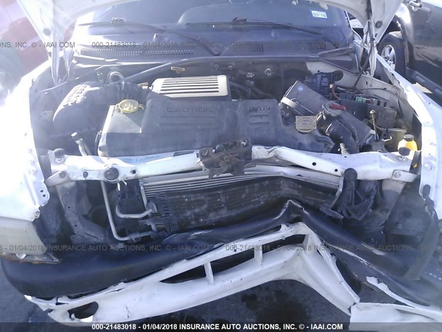 1B7GG2AN3YS760259 - 2000 DODGE DAKOTA QUAD WHITE photo 9