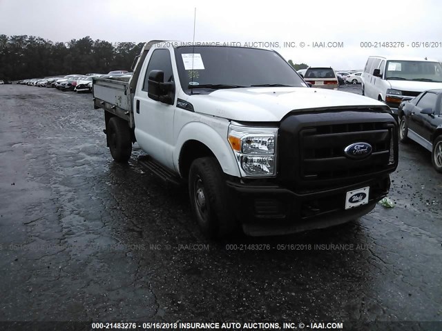 1FDBF2A64FEC83418 - 2015 FORD F250 WHITE photo 1