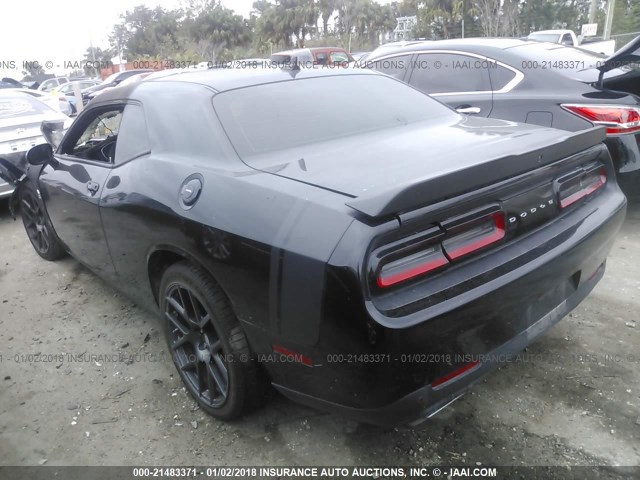 2C3CDZFJXGH162217 - 2016 DODGE CHALLENGER R/T SCAT PACK BLACK photo 3