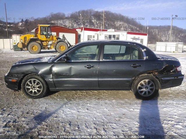 KNALD124955051110 - 2005 KIA AMANTI GRAY photo 6