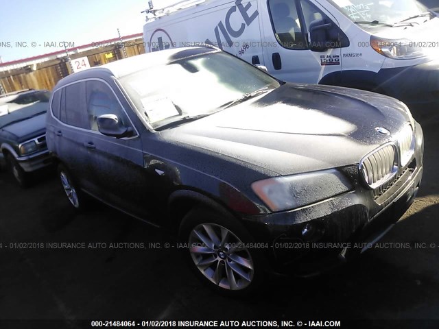 5UXWX5C53CL721456 - 2012 BMW X3 XDRIVE28I BLACK photo 1