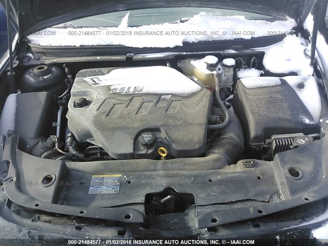 1G1ZH57K494242597 - 2009 CHEVROLET MALIBU 1LT 黑色 照片 10