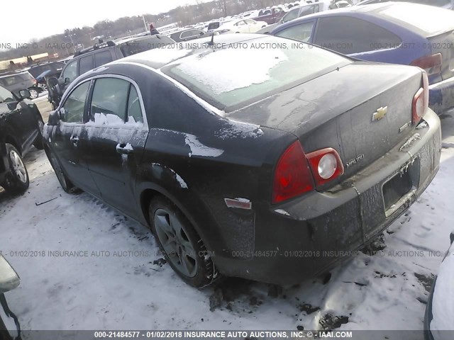 1G1ZH57K494242597 - 2009 CHEVROLET MALIBU 1LT 黑色 照片 3