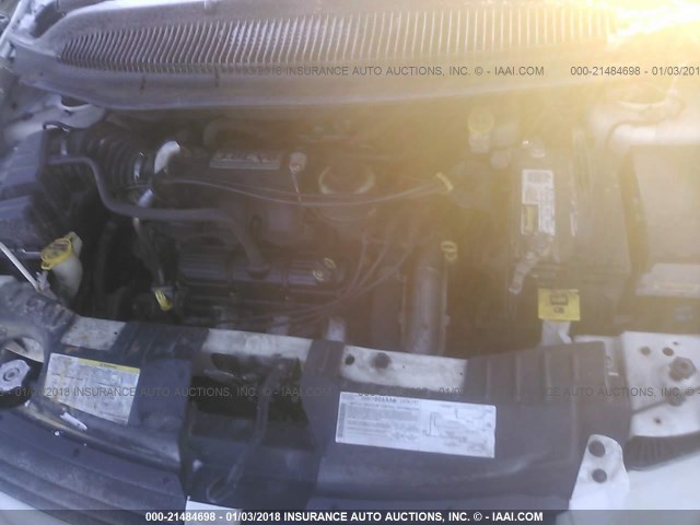 2D4GP44L57R178284 - 2007 DODGE GRAND CARAVAN SXT WHITE photo 10