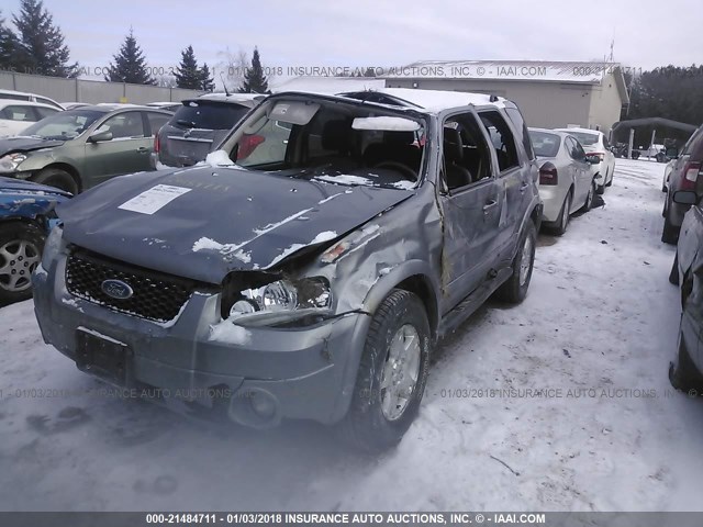 1FMYU941X7KA32706 - 2007 FORD ESCAPE LIMITED GRAY photo 2