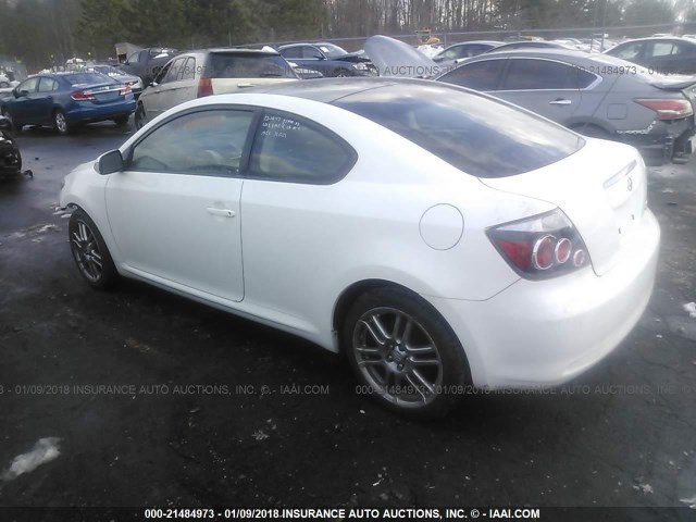 JTKDE3B77A0320702 - 2010 TOYOTA SCION TC WHITE photo 3