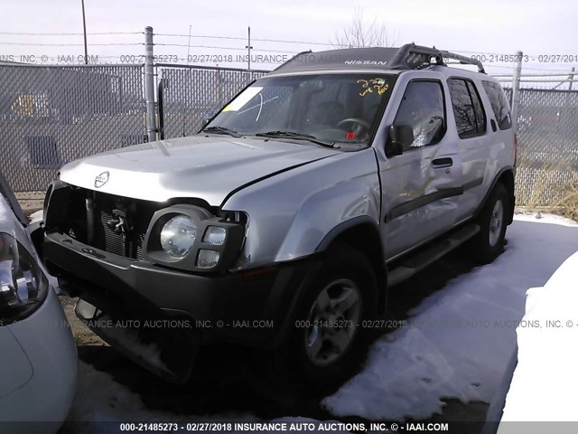 5N1ED28Y04C612764 - 2004 NISSAN XTERRA XE/SE SILVER photo 2