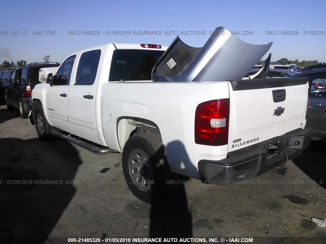 3GCEC13C39G289912 - 2009 CHEVROLET SILVERADO C1500/C1500  LS WHITE photo 3