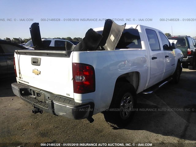 3GCEC13C39G289912 - 2009 CHEVROLET SILVERADO C1500/C1500  LS WHITE photo 4