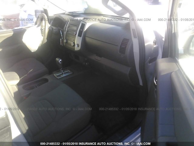 1N6BD0CT3EN709984 - 2014 NISSAN FRONTIER S/SV SILVER photo 5