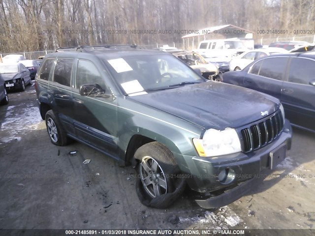 1J4GR48K65C674168 - 2005 JEEP GRAND CHEROKEE LAREDO/COLUMBIA/FREEDOM 绿色 照片 1