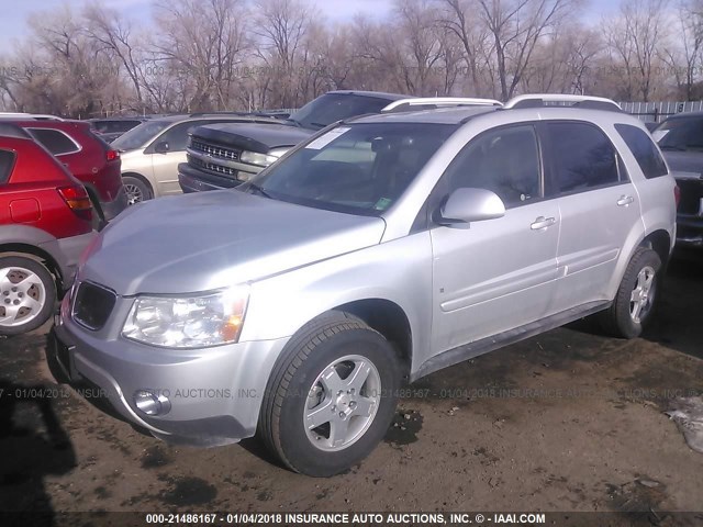 2CKDL43F196213875 - 2009 PONTIAC TORRENT SILVER photo 2