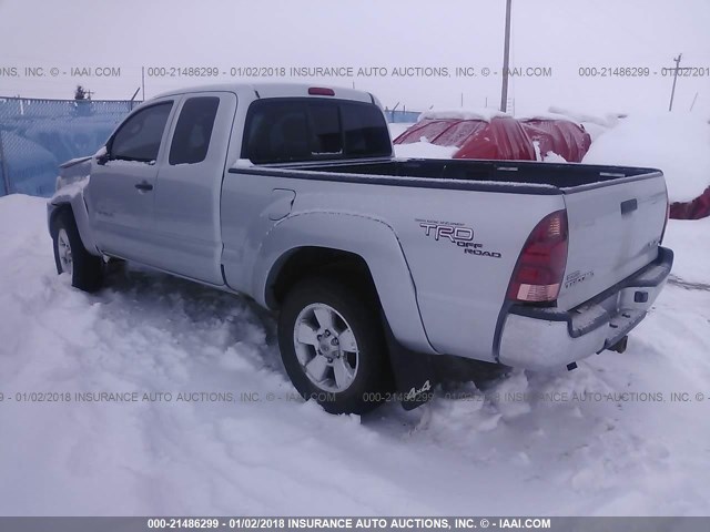 5TEUU42N96Z297199 - 2006 TOYOTA TACOMA ACCESS CAB Күміс фото 3