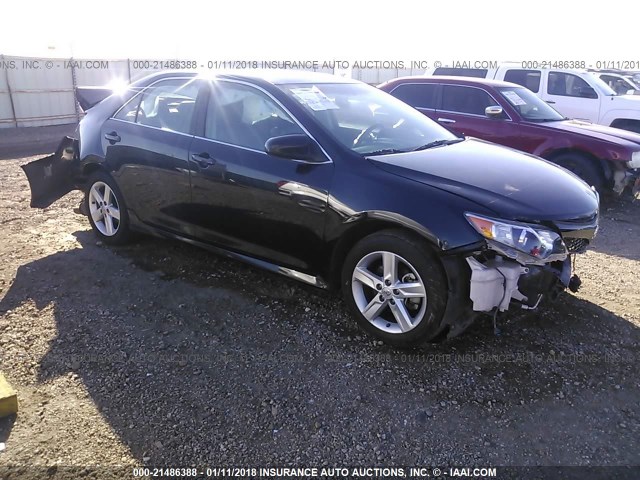 4T1BF1FK5DU722743 - 2013 TOYOTA CAMRY L/SE/LE/XLE BLACK photo 1