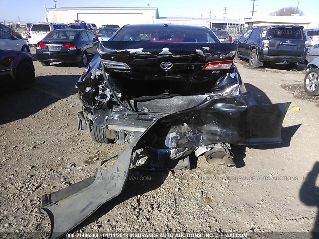 4T1BF1FK5DU722743 - 2013 TOYOTA CAMRY L/SE/LE/XLE BLACK photo 6