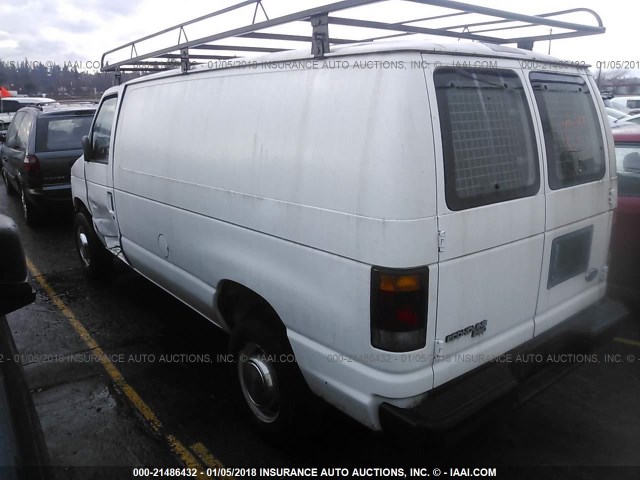 1FTFE24Y4PHB99217 - 1993 FORD ECONOLINE E250 VAN WHITE photo 3