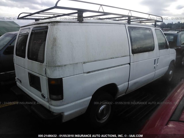 1FTFE24Y4PHB99217 - 1993 FORD ECONOLINE E250 VAN WHITE photo 4