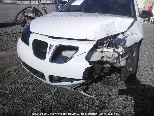 1G2ZF55B164261561 - 2006 PONTIAC G6 SE WHITE photo 6