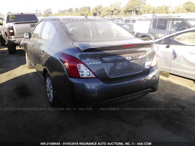 3N1CN7AP8FL936160 - 2015 NISSAN VERSA S/S PLUS/SV/SL Pewter photo 3